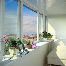 Алюминиевые окна и остекление балконов